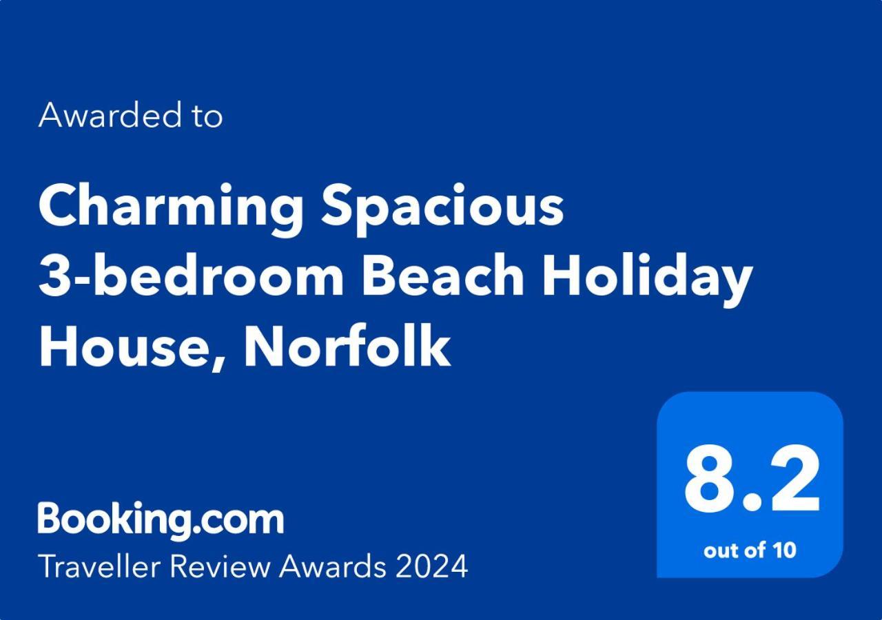Charming Spacious 3-Bedroom Beach Holiday House, Norfolk Хемсби Экстерьер фото